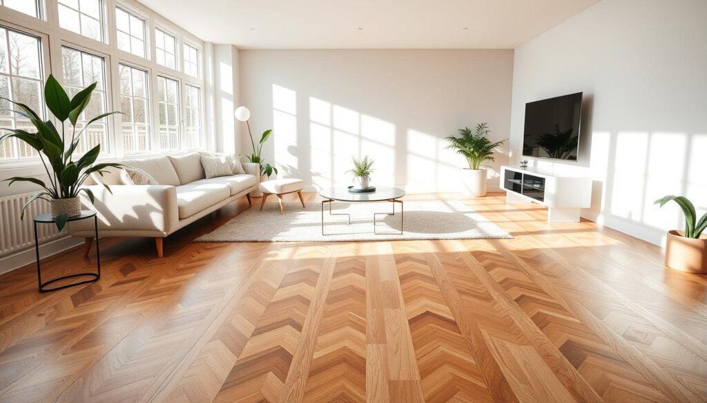 Painted hardwood floors