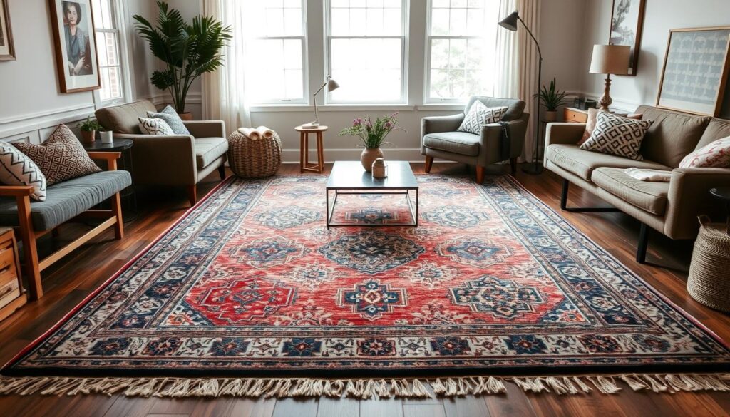 layered rugs