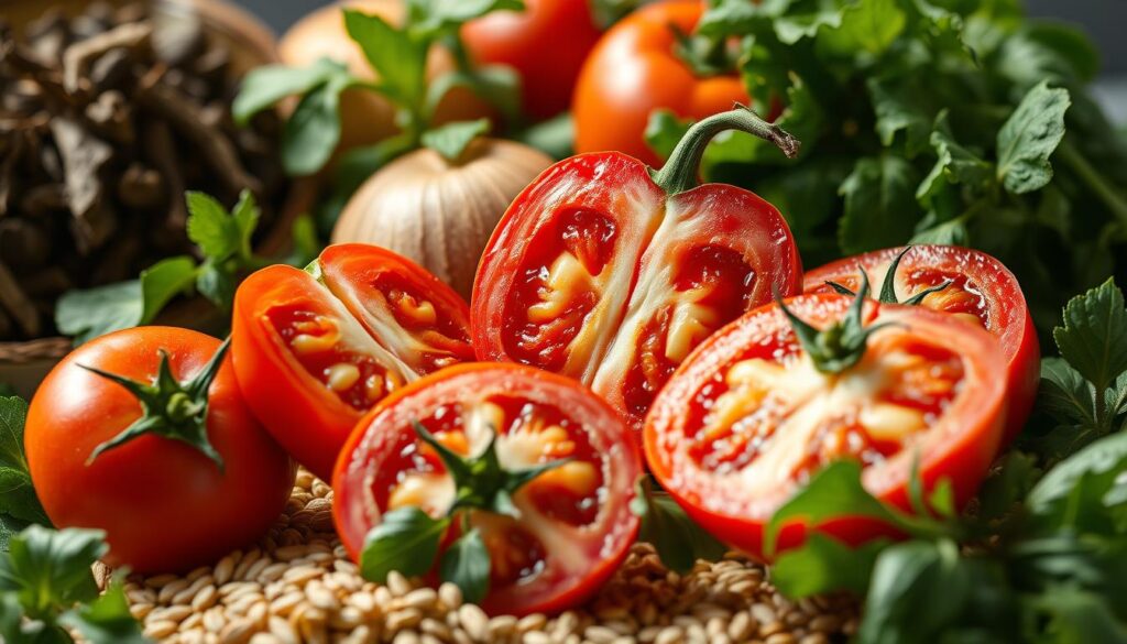 dietary fiber in tomatoes