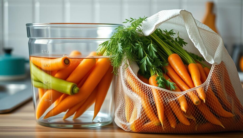 how to store carrots