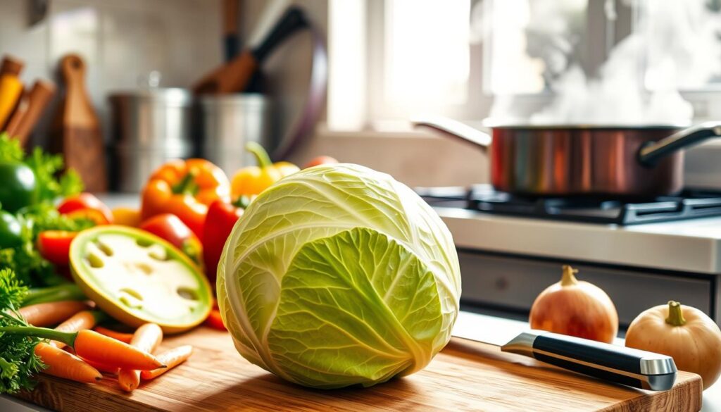 Cooking cabbage