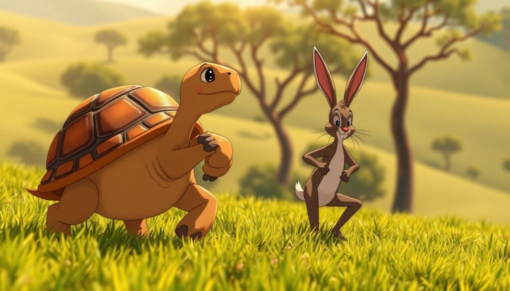 Tortoise and Hare characters