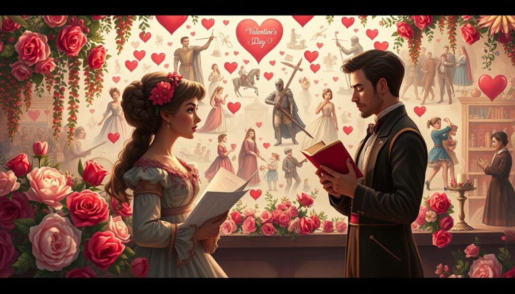 history of valentine's day traditions