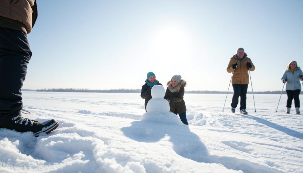 how to act in cold snow weather