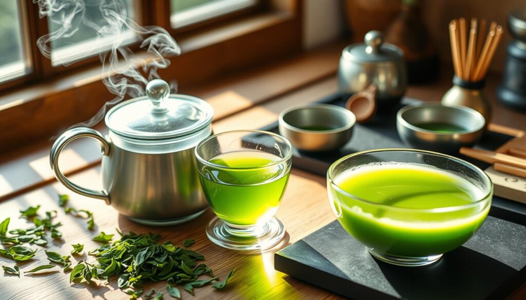preparation methods for green tea