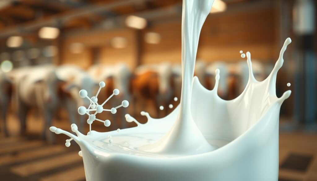 protein content in milk