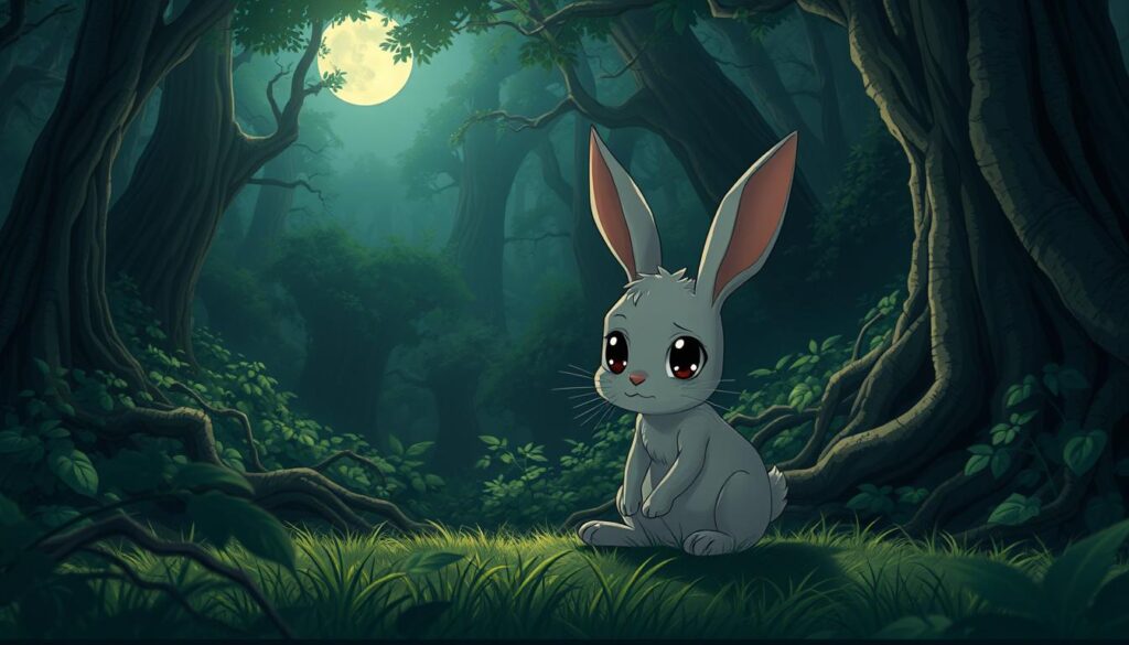 the rabbit who was afraid of the dark