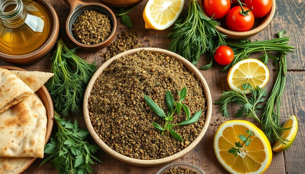 traditional za'atar uses in Middle Eastern cuisine