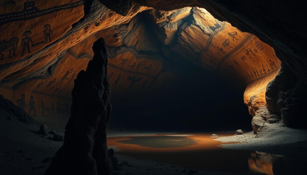 Indonesian cave art history